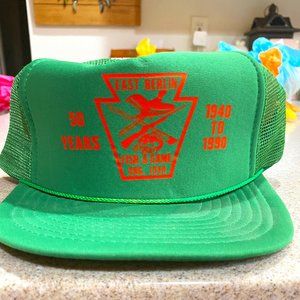 Vintage (1990) East Berlin (PA) Fish & Game Commission Rope Trucker Hat